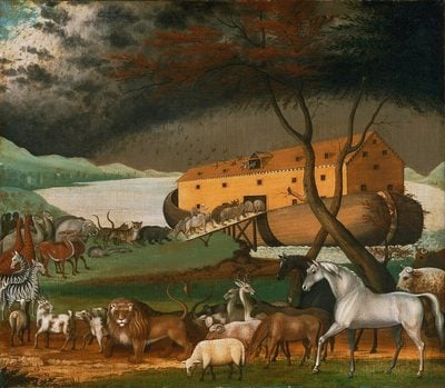 noahs ark arc boat animals