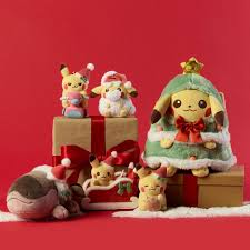 Pokémon holiday helper plush bring tree pikachu and clodsire’s sleigh home 12 pokemon holiday helper plush collection
