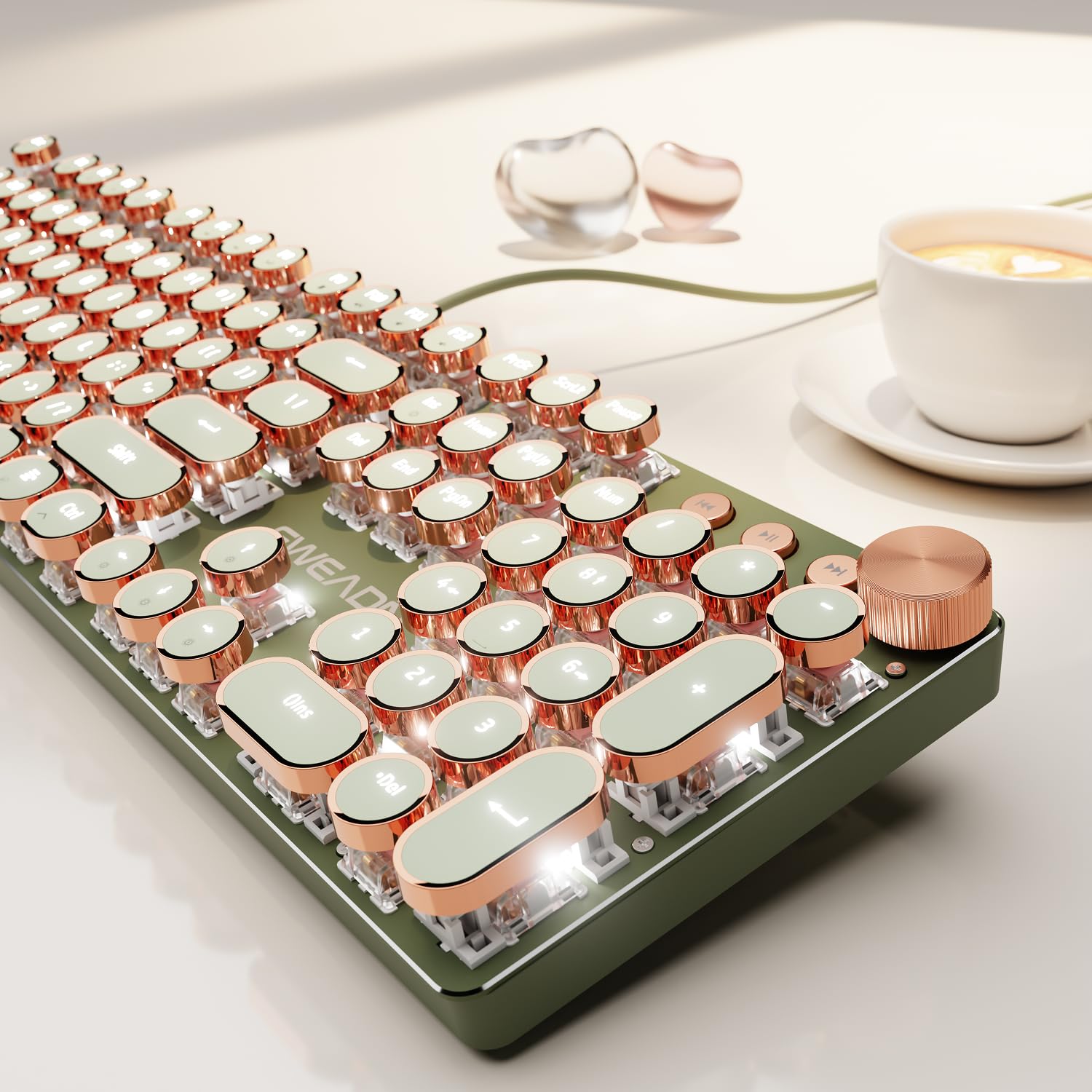 Hall-effect keyboards, tmr, and optical switches: what contactless tech really changes 1 typewriter style mechanical keyboard amazon